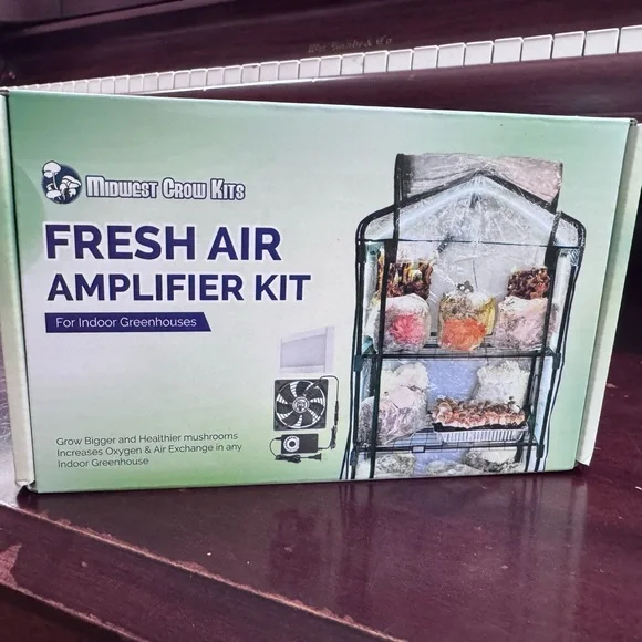 Fresh Air Amplifier Fan Unit For Ecosphere Greenhouse Systems - Picture 2 of 3